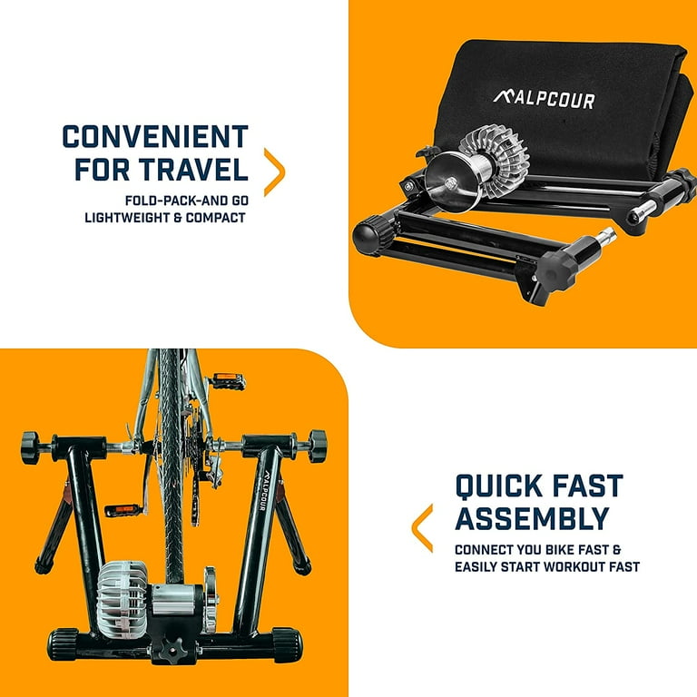 Alpcour fluid hotsell bike trainer stand