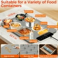 thumbnail image 5 of HABIUBIU Food Warming Mat, Electric Warming Tray with 6 Temperature Settings, Portable Food Warmer for Party, Kitchen, Silver Gray, 5 of 10