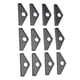 thumbnail image 4 of Mini pestañas de tapa de válvula de motor, 12 piezas Mini pestañas esparcidoras de tapa de válvula Piezas de tapa de válvula de motor Diseño aerodinámico, 4 of 9