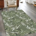 thumbnail image 2 of Area Rugs for Living Room Bedroom, Green Botanical Leaves 4'x6' Rug Washable Carpet Runner Indoor Outdoor, Spring Eucalyptus Modern Non Slip Accent Floor Mats Rug for Kitchen, Office, 2 of 8