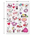 thumbnail image 4 of Peanuts® Valentines Sticker Pack - 2 Sheets, 25 Valentines Day Designs, Largest 2¾", by Current, 4 of 5