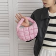 thumbnail image 3 of 6926 Bolso nube informal versátil Lindo bolso acolchado para mujer-PZ20230725005240 Rosa, 3 of 7