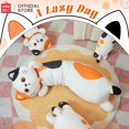 thumbnail image 5 of Almohada de peluche MINISO Long con forma de gato y gatito de peluche, 50 cm, 5 of 5