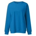 thumbnail image 4 of Futezty Crewneck Sweatshirts Women Trendy Casual Long Sleeve Tops Cute Teen Girls Crew Neck Sweatshirt Sweaters 2024, 4 of 5