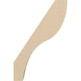 thumbnail image 3 of Ekena Millwork 3"W x 8"D x 12"H Geneva Rough Cedar Woodgrain TimberThane Knee Brace, Primed, 3 of 6