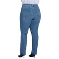 thumbnail image 2 of NYDJ womens  Plus Marilyn Bastille Sea Straight Leg Jean, 22W, 2 of 3