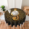 thumbnail image 6 of Music Tablecloth Round 60 Inch Table Cloth Cover Mat Holiday Party Decoration for Dining Room Home Kitchen Picnic, 6 of 6