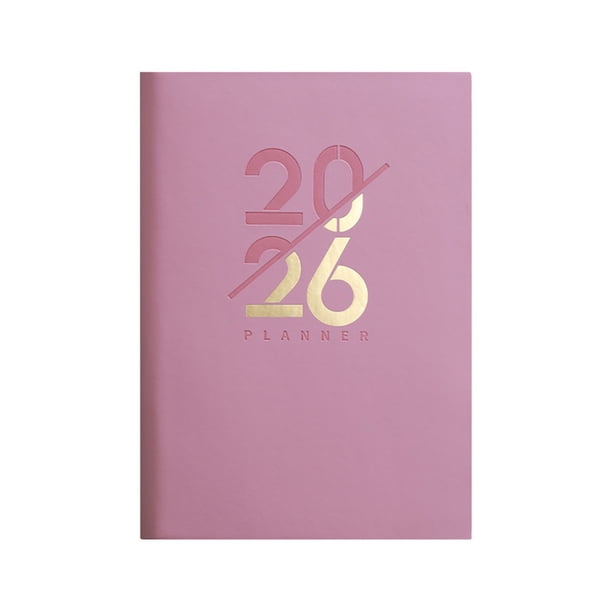 2026 Agenda de Planificador de Cuaderno Macaron - Tapa Blanda Simplificada, Organizador Diario/Mensual, Gestión de Metas y Plazos para Trabajo/Hogar (A5, 120 Páginas)