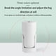 thumbnail image 5 of Humidificadores, Mini Humidificador con Ángulo Ajustable, Depósito de Agua de 260 Ml, Humidificador Pequeño con Alimentación Usb, Led de 7 Colores para Dormitorio, Hogar y Oficina, 5 of 6