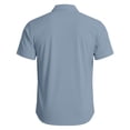 thumbnail image 3 of Nestiefly Men Wrinkle Free Quick Dry Shirts 2026 Summer Button Short Sleeve Casual Button Down Work Hiking Dress Shirts Light Blue XL, 3 of 4