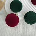 thumbnail image 3 of Christmas Ball Ornaments-12pcs Velvet Xmas Tree Ball Pendant,Shatterproof Christmas Tree Hanging Balls for Holiday Party Decoration, 3 of 7