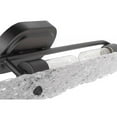 thumbnail image 4 of Nuvo Lighting Glacier 3 Light Vanity Medium Base 60 Watt Matte Black Finish Ice Glass, 4 of 7