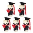 thumbnail image 1 of EeaseMX 5 ositos de graduación de pie en adorables ositos de graduación (con birrete), 1 of 8