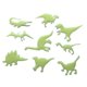 thumbnail image 4 of Calcomanía luminosa de dinosaurios Ehuebsd que brillan en la oscuridad para habitación de niños 9 Uds., 4 of 7