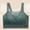 Green, variant on Jacenvly Womens Sports Bras Print Casual Fashion Bralettes for Women Women'S Color Lace Gathering Large Chest Without Steel Ring Back Underwear Daily Bra Black