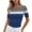 Navy01, variant on Women's T-Shirts Ruched Fitted Round Neck Short Sleeve Casual Stretchy Tops Summer