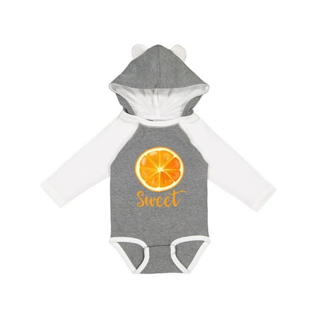 

Inktastic Sweet Orange Gift Baby Boy or Baby Girl Long Sleeve Bodysuit