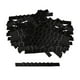 thumbnail image 1 of 100 tiras de silicona para perchas con aletas, correa para el hombro, agarre adhesivo para ropa Negro 6x70mm, 1 of 9