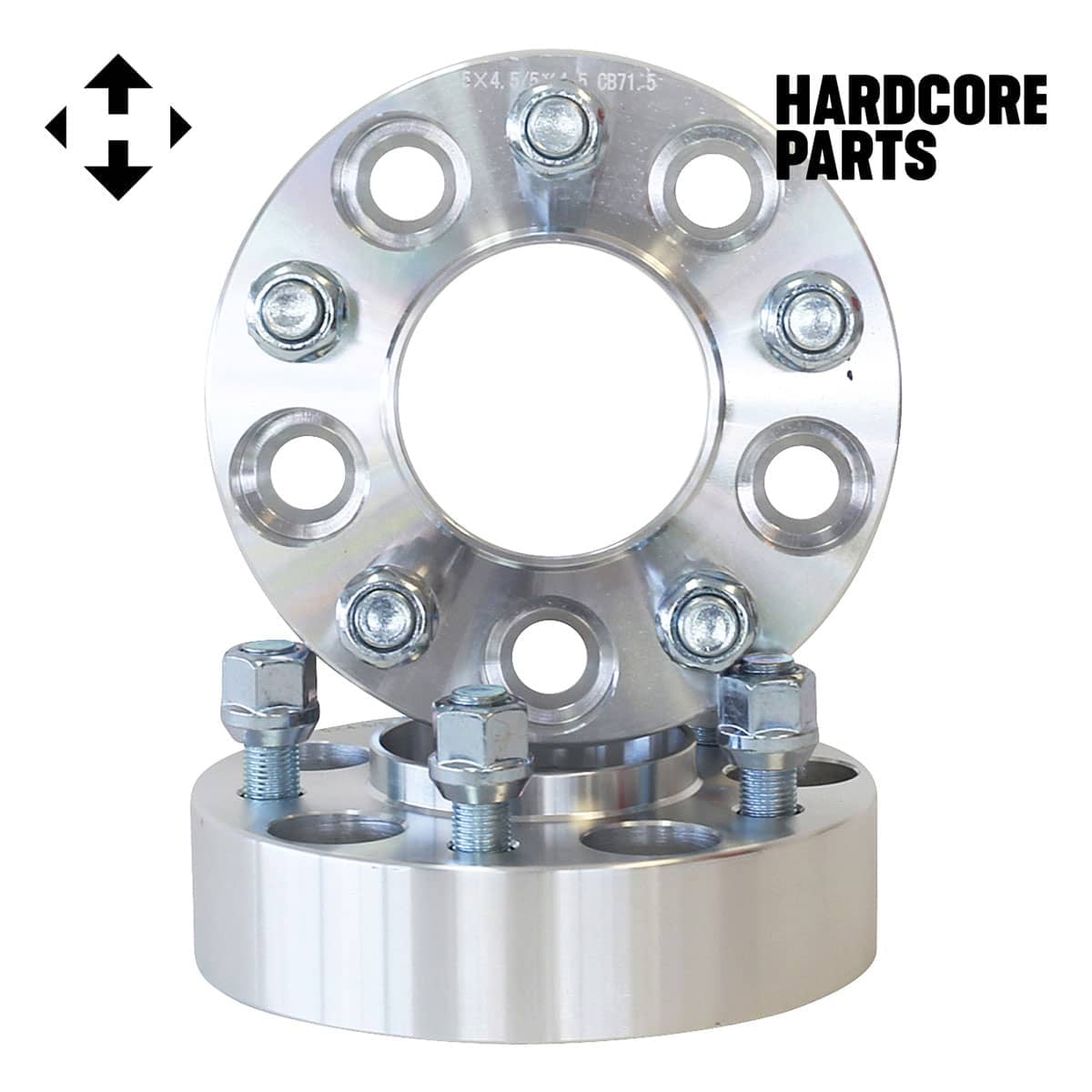 SCITOO 2X 5 Lug Wheel spacers Adapters 1.5 inch 5x4.5 to 5x5 1/2 71.5mm Compatible with for Jeep Liberty for Jeep Wrangler 