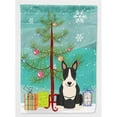 thumbnail image 1 of Merry Christmas Tree Bull Terrier Black & White Flag Garden Size, 1 of 1