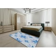 thumbnail image 4 of Ahgly Company Indoor Square Patterned Pale Blue Novelty Area Rugs, 3' Square, 4 of 6