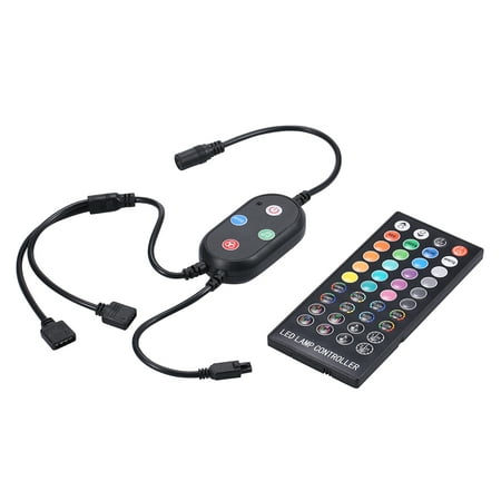 LEDs Lamp Control Remote Controller BT 4.0 with Music Brightness Color Adjustment Timing Setting Support iOS Android APP (Best Stock App Android 2019)