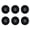 Black-medium size, variant on Memory Foam Sweatproof Sponge Earpieces Earbud Covers Long Wear Comfort Soft Ear Tip Noise Isolating for Buds 3 Earphone