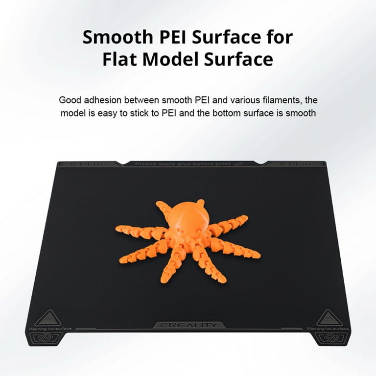 Creality Ender 3 S1 Pro Original Build Plate 235x235mm PEI Sheet Flexible  Surface Printing Platform for Ender 3 S1 /Ender-5 S1