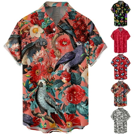 

Adult Casual Shirts Fashion Party Clothing Apparel For Men Boys
