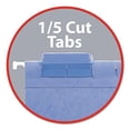 thumbnail image 2 of Smead Manufacturing Company SMD64270 Hanging Pockets- 3in. Expansion- Letter- Sky Blue, 2 of 3