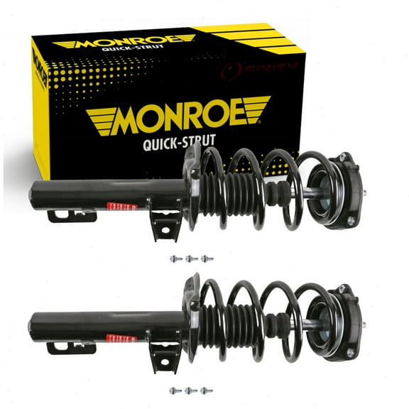 2 pc Front Strut & Coil Springs compatible with Volkswagen Jetta 2005-2014