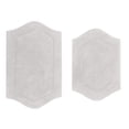 thumbnail image 5 of Home Weavers Waterford Collection 100% Cotton Non-Slip Bathroom Rug Set Machine Washable Bathroom Rug-17"x24", Bath Rug- 21"x34", Light Gray Color 2 Piece Bath Rug set, 5 of 8