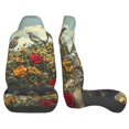 thumbnail image 3 of Yiaed Floral Rhino With Birds Print Car Seat Covers,Universal Auto Seats Protector Fits for Car,SUV Sedan,Truck,Automotive Seat Covers & Accessories(Two packs), 3 of 7