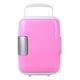 2x 12V Rose 4L Mini Voiture 2 Couche Voiture Réfrigérateur Portable avec Poignée – image 4 sur 8