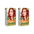 thumbnail image 1 of Nisha Crème Hair Color, Permanent Red Hair Dye Color, 100% Gray Coverage, No Ammonia, Copper Red, 4.23 oz (Pack of 2), 1 of 9