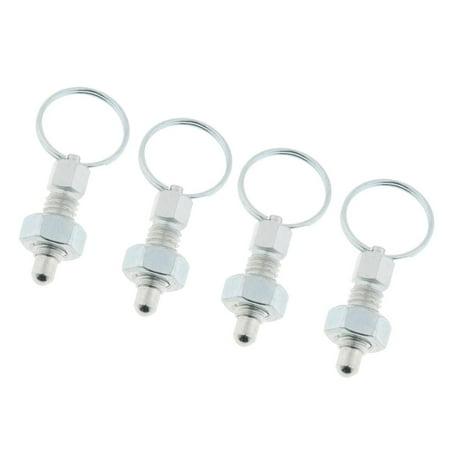 

4x Stainless Steel M8 M10 M12 Non-Locking Type of Retractable Sp Plunger with Piston Indexing Lifting Pins