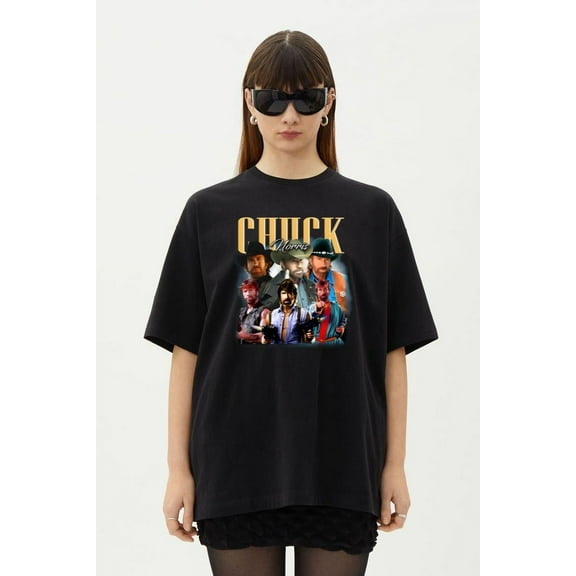 Limited Chuck Norris Actor Movie TV Series Fan Gift T-Shirt, for men & women, up to size 5XL