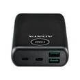 thumbnail image 5 of ADATA P20000QCD - Power bank - 20000 mAh - 74 Wh - 18 Watt - PD 3.0, QC 3.0 - 4 output connectors (USB, USB-C) - on cable: USB-C - black, 5 of 7
