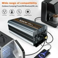 thumbnail image 2 of EFFORTWAY 5000W / 10000W Modified Sine Wave Power Inverter DC 48V to AC110V Car Converter with LCD Display & Remote Control 4AC 1USB for Car, RV, Camping & Home Backup, 2 of 10