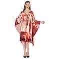thumbnail image 5 of Moomaya Printed Short Turkish Kaftan For Women's Sexy Kaftan Evening Gown Beachwear Dress, 5 of 6
