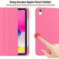 thumbnail image 3 of HCTian iPad (A16) Case/iPad 10th Generation Case [11-Inch 2025/10.9 Inch 2022] with Pencil Holder, Smart Cover with Soft TPU Back [Support Auto Wake/Sleep], 3 of 8