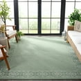thumbnail image 4 of SAFAVIEH Machine Washable Rug Indoor/Outdoor Bermuda Collection - Bermuda Feride Floral Indoor/Outdoor Area Rug, Green/Ivory, 8' x 10', 4 of 12