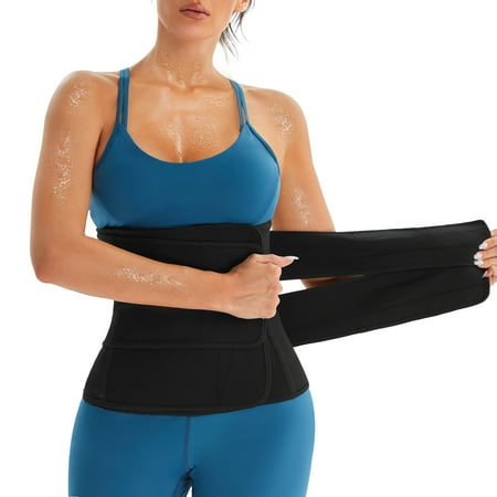

MOLUTAN Women s Neoprene Waist Trainer Shapewear Sweat Sauna Waist Trimmer Girdle Tummy Control Body Shaper Belt
