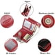 thumbnail image 5 of Monedero de cuero para mujer, tarjetero corto para mujer, billetera con cremallera y 16 ranuras para tarjetas, billeteras anti RFID ACTIVE Biensenido a ACTIVE, 5 of 5