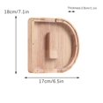 thumbnail image 2 of SDNall Personalized Wooden Name Money Box Wooden Deposit Box Twenty Six English Letters, 2 of 9