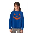 thumbnail image 3 of Awkward Styles Halloween Girls Boys Youth Sweatshirt Orange Jack O Lantern Crewneck Tops for Kids, 3 of 5
