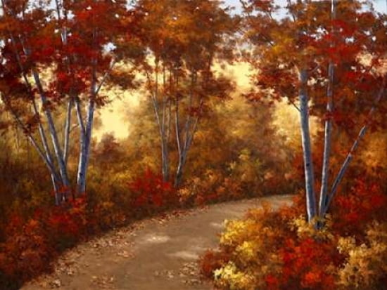 Golden Birch Canvas