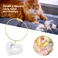 thumbnail image 4 of 3 Llaveros De Pelo De Gato, Botella Transparente Con Tapa Segura Para Recuerdo Conmemorativo Del Pelo De Mascotas, Cápsula Portátil De Almacenamiento De Pelo Para Amantes De, 4 of 7