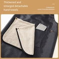 thumbnail image 4 of Bearachild Delantal cruzado inteligente 2 en 1, impermeable, lavable, resistente al aceite, apto para exteriores, impermeable y ligero. Cocina y Comedor Azul marino, 4 of 6