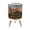 Color 3, variant on Small Trash Can with Lid Dog heart shape 1.8 Gallon Dog Proof Trash Can Round Garbage Can Waste Bin Wastebasket for Bathroom Bedroom Living Room